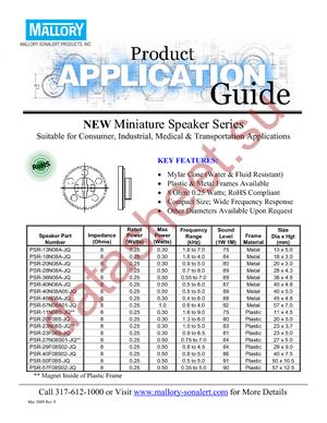 PSR-18N08A-JQ datasheet  